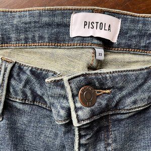 NWT PISTOLA High Rise Stretch Denim Skinny Jeans, Size 33